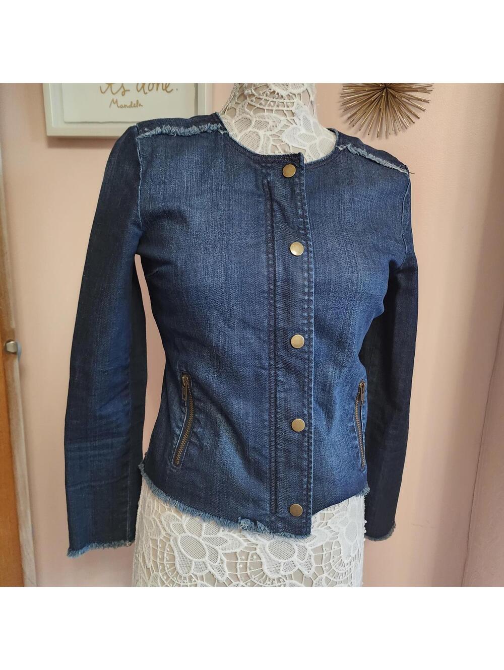 EUC Lucky Brand denim jean LARGE JACKET